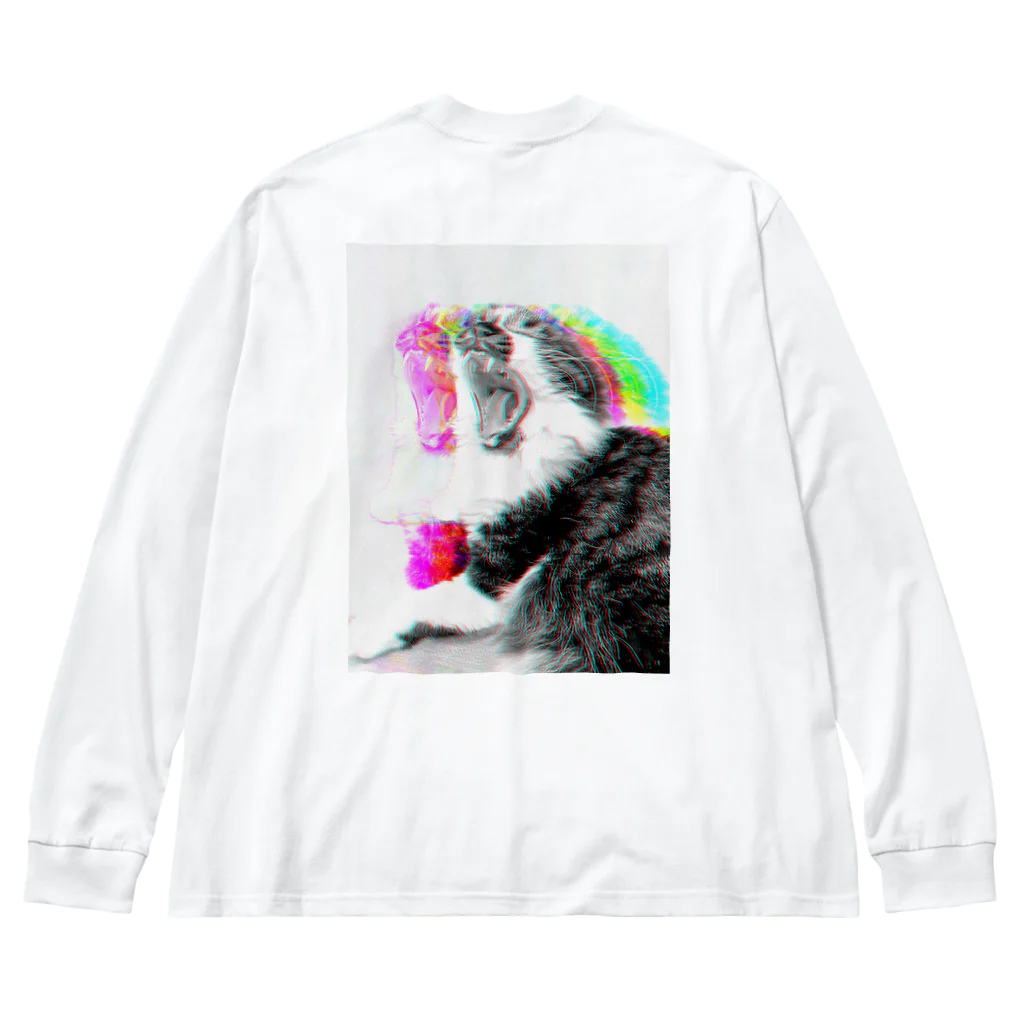 ねこのLAPHCONESSのラガヴーリンのあくび Big Long Sleeve T-Shirt