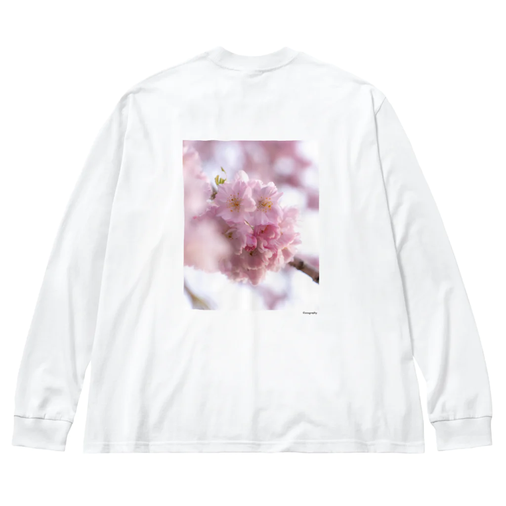 unxgraphyのSAKURA 1 ビッグシルエットロングスリーブTシャツ