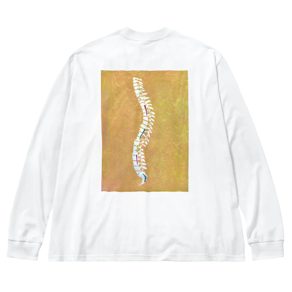 sakamoonの脊椎モチーフ Big Long Sleeve T-Shirt