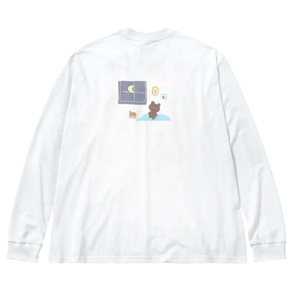 くま工房 little. のくまとつき Big Long Sleeve T-Shirt