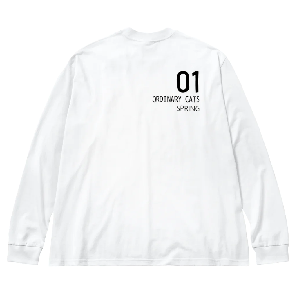 『NG （Niche・Gate）』ニッチゲート-- IN SUZURIのOrdinary Cats01h.t.(春) Big Long Sleeve T-Shirt