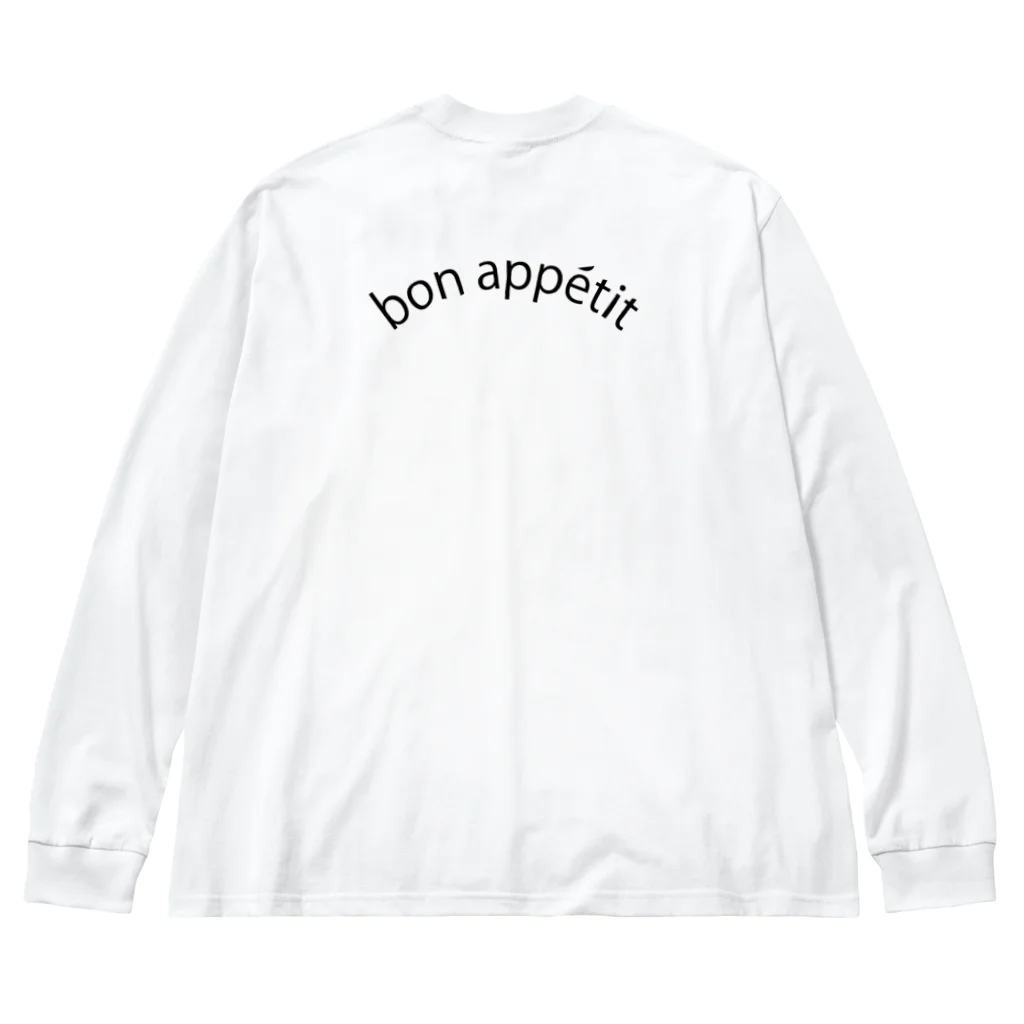 NocatnolifeのBon appetit! ビッグシルエットロングスリーブTシャツ