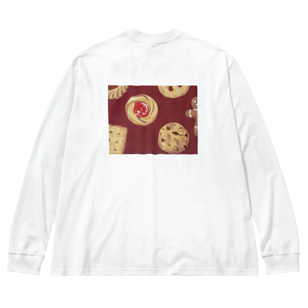 しかビュッフェのしかおばさんのクッキー Big Long Sleeve T-Shirt