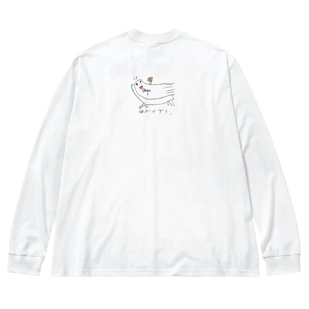 S*factoryのはだかプリン ビッグシルエットロングスリーブTシャツ