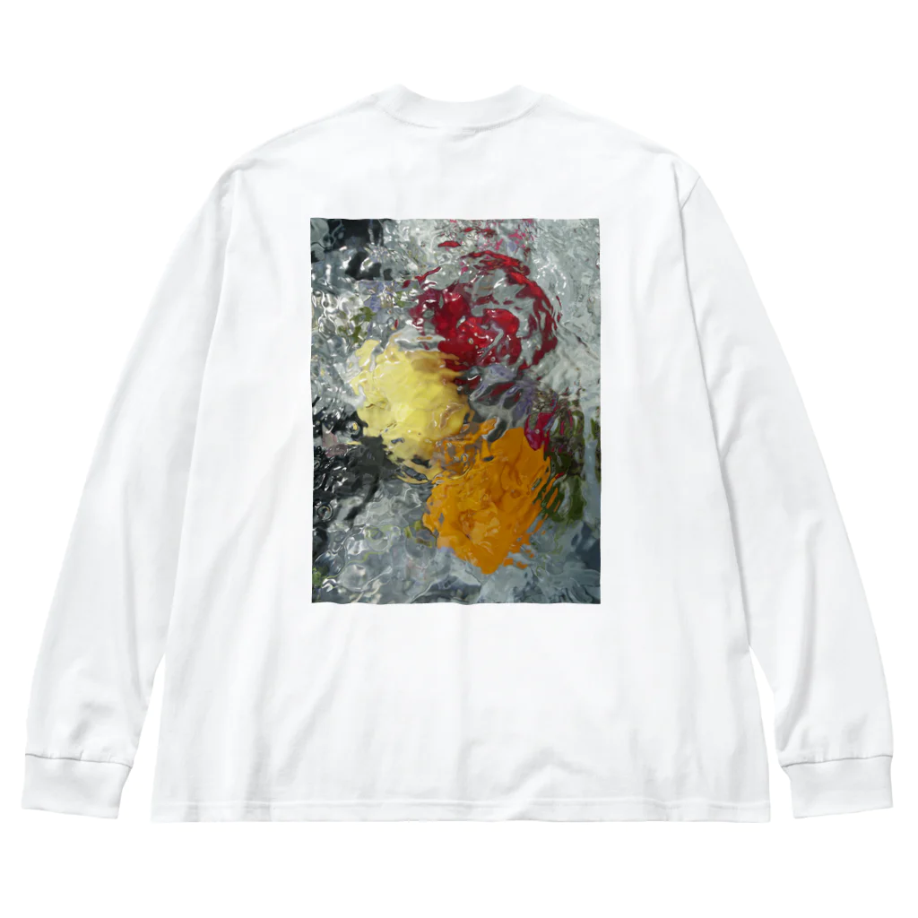 IKIMONOのInto the ocean #4 Big Long Sleeve T-Shirt