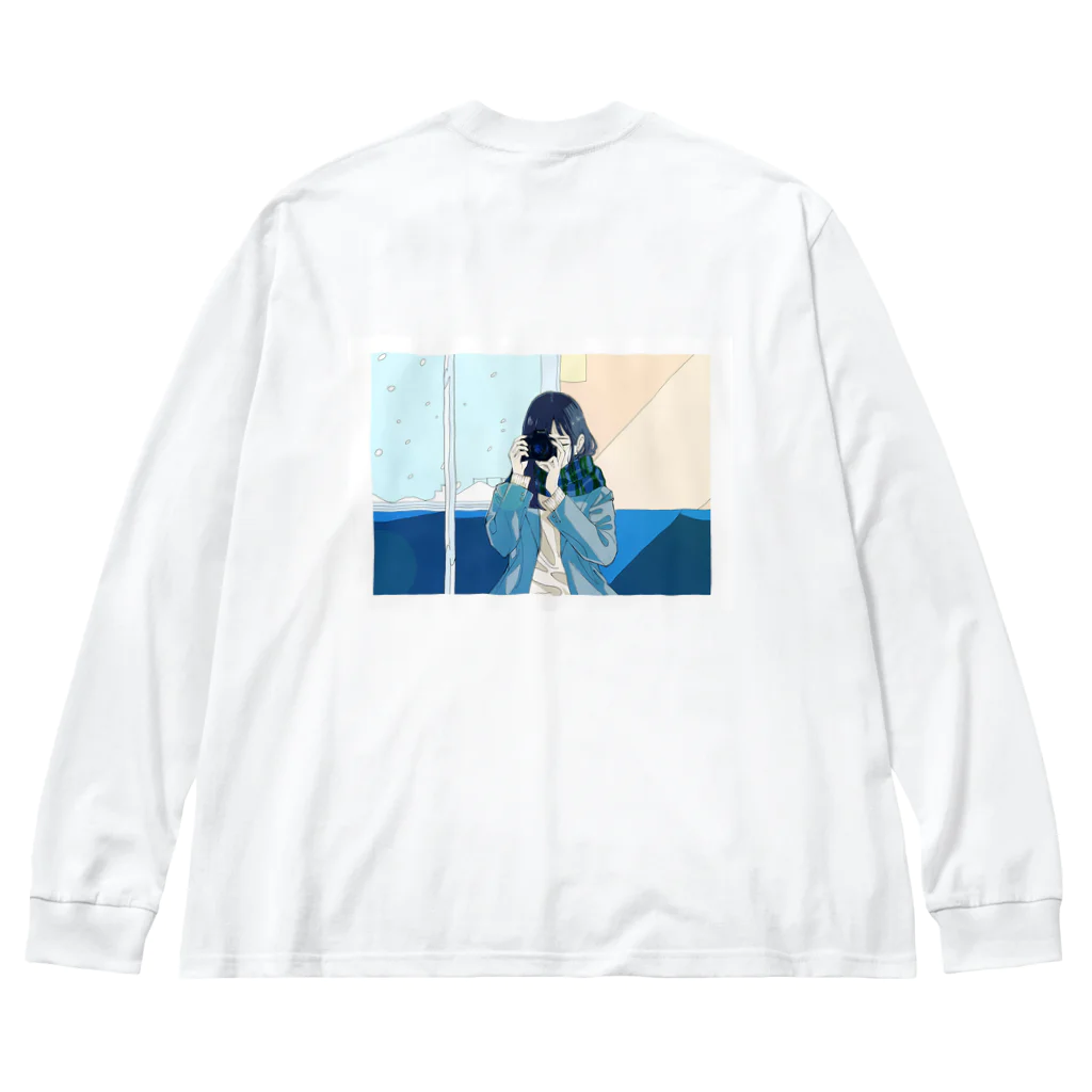 根本大/モネ◆『青嵐のエース』⑦配信中‼︎のカメラ女子 Big Long Sleeve T-Shirt