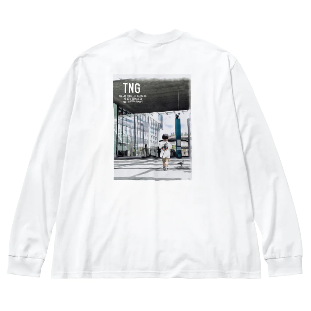 TUNAGIのtunagari LOGO Big Long Sleeve T-Shirt