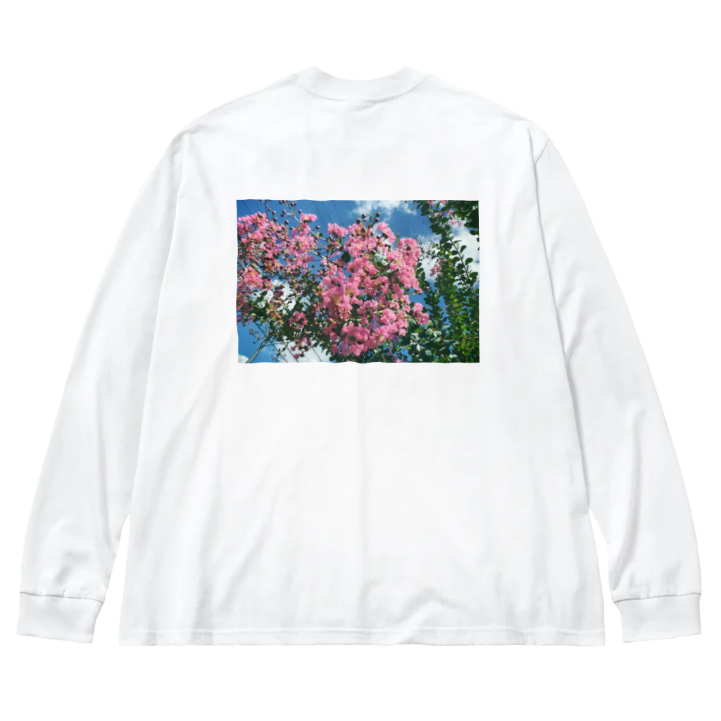 Ury's shopのPink flowers  ビッグシルエットロングスリーブTシャツ