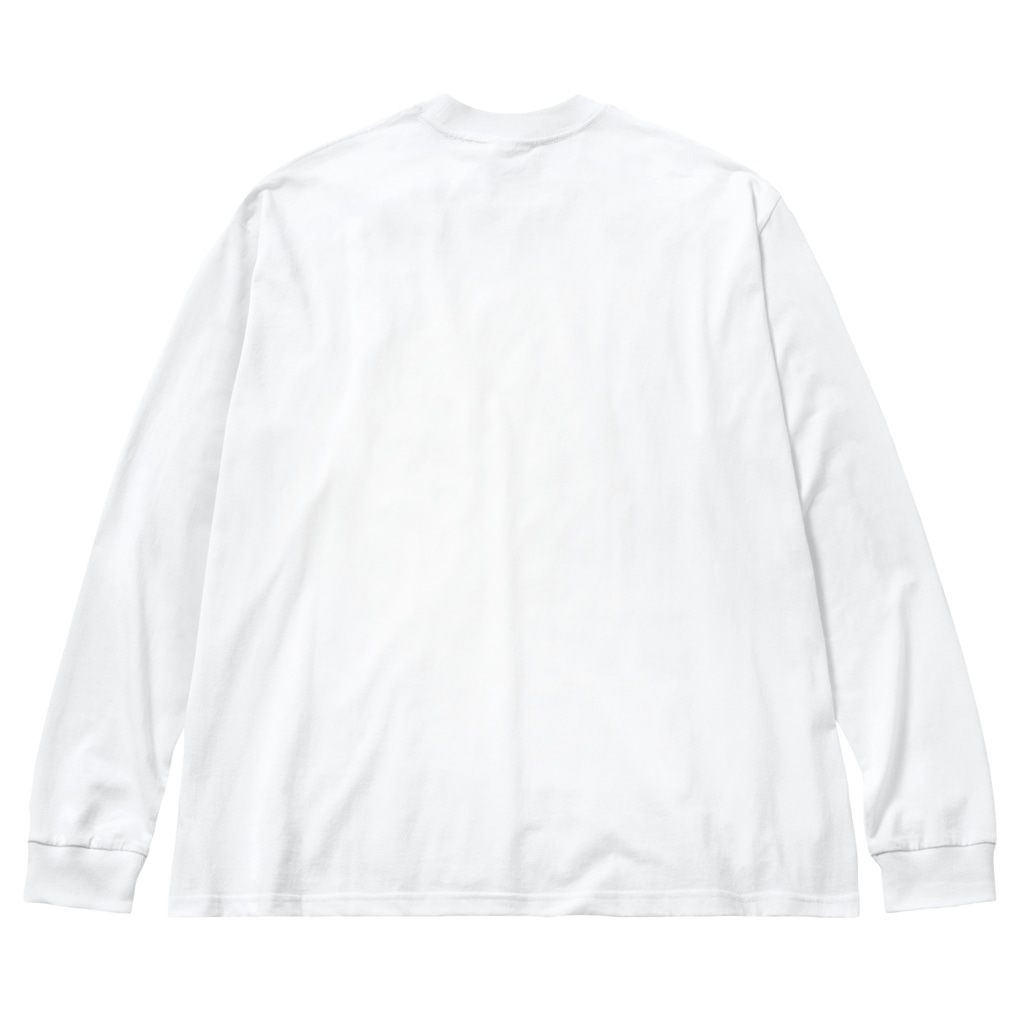 TM-3 Designの名画 × BEER（ミュシャ）黒線画 *文字なしver. Big Long Sleeve T-Shirt
