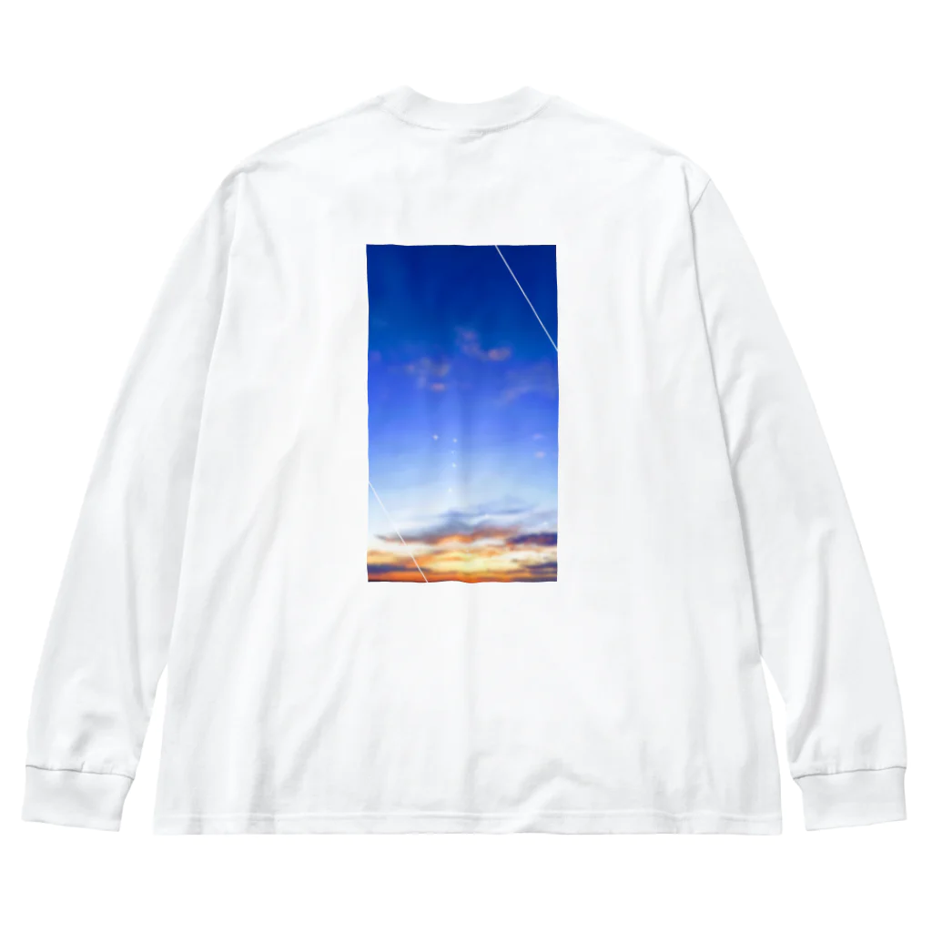 ぎんじ〆の青空 Big Long Sleeve T-Shirt