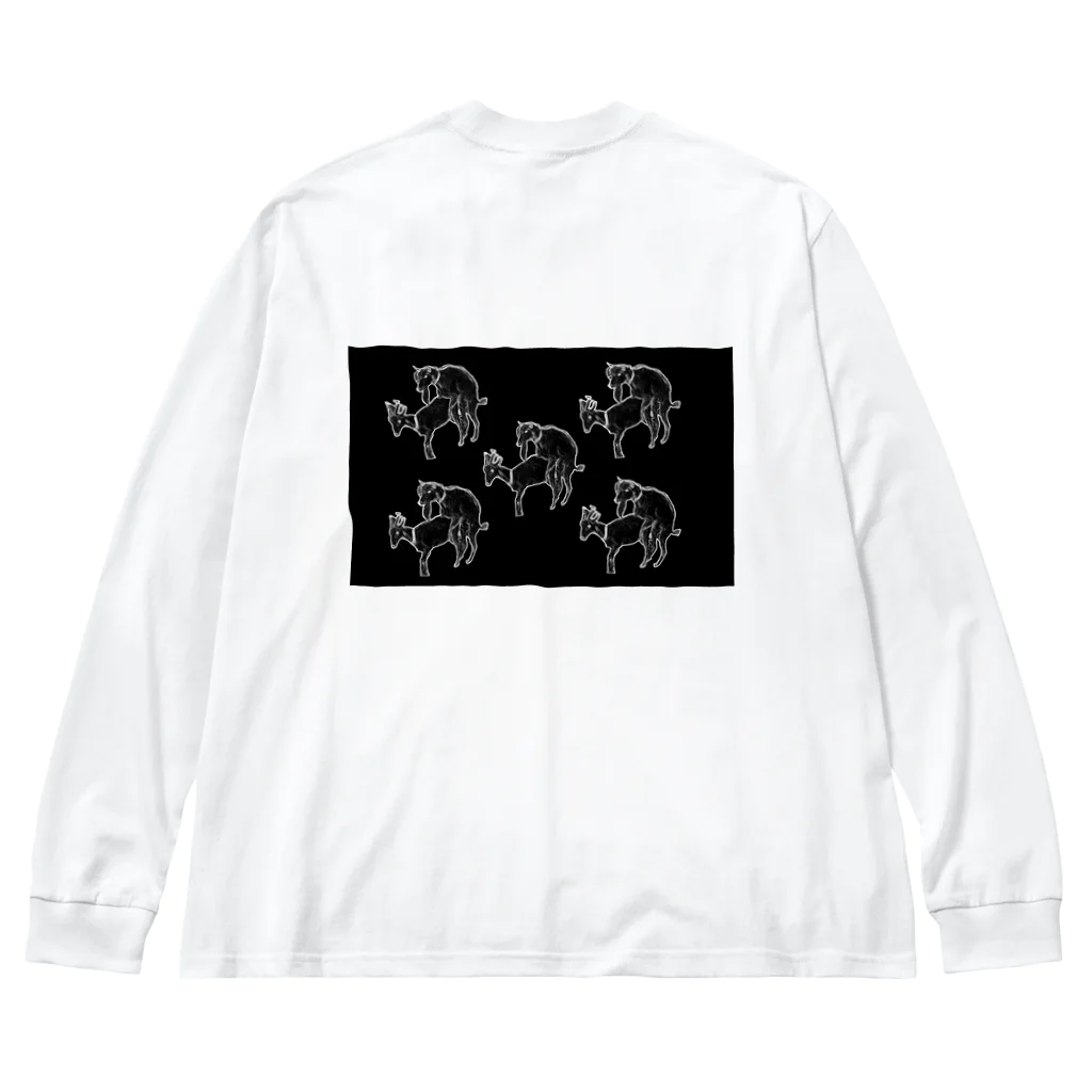 応用のヤギ交尾 Big Long Sleeve T-Shirt