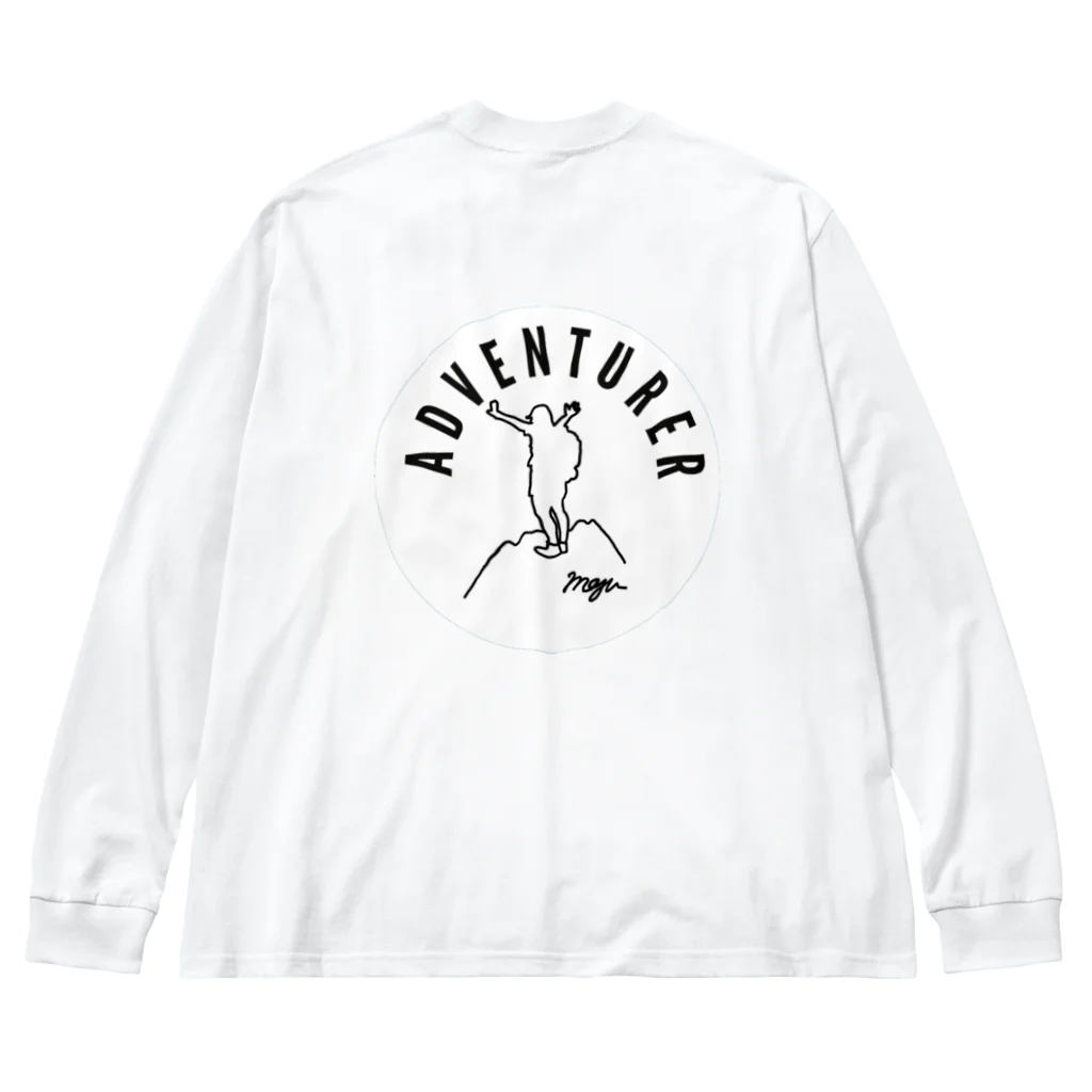 ちゃんまゆの誰もが冒険家グッズ（白丸ver) Big Long Sleeve T-Shirt