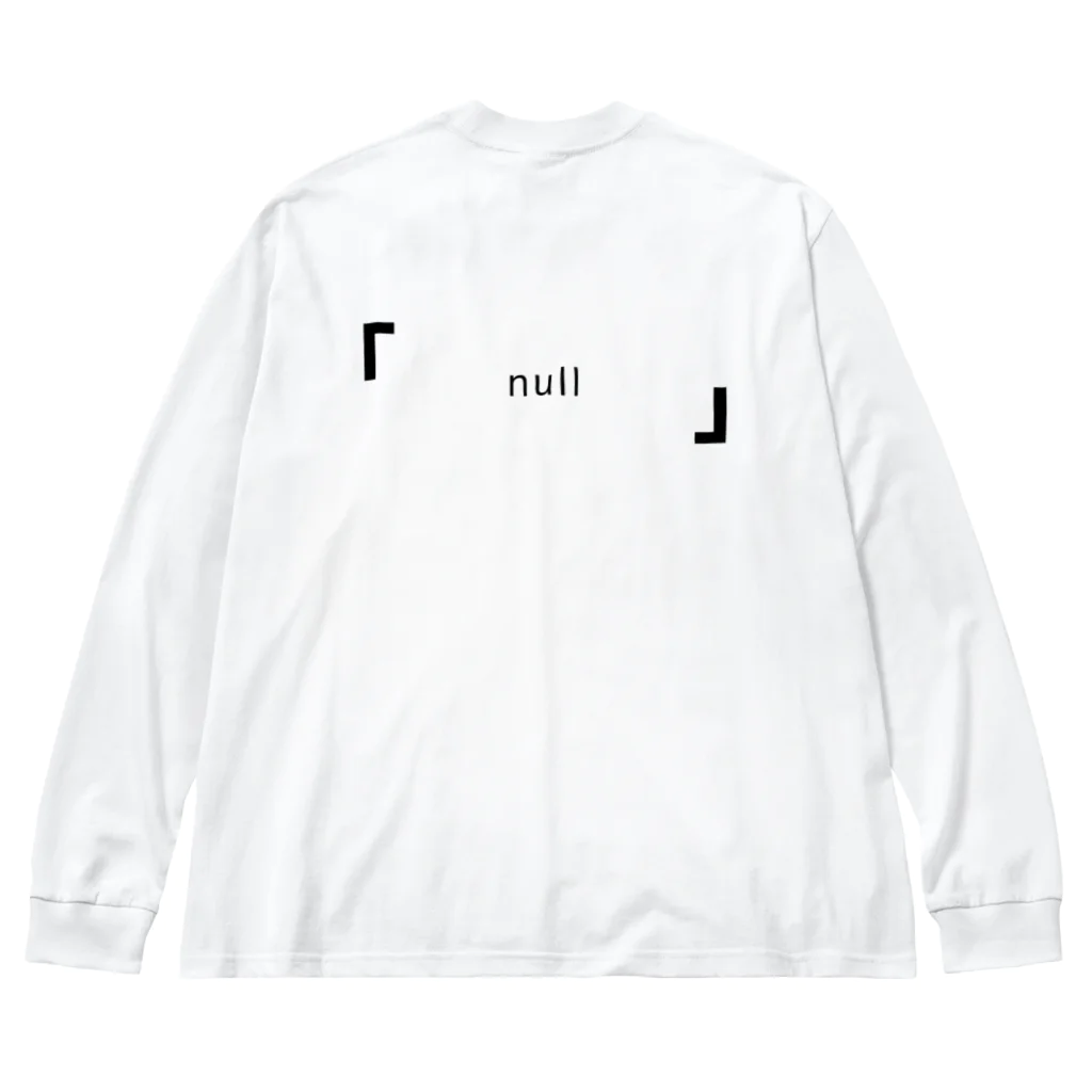 「   null   」の「   "hai"s and lows   」 ビッグシルエットロングスリーブTシャツ