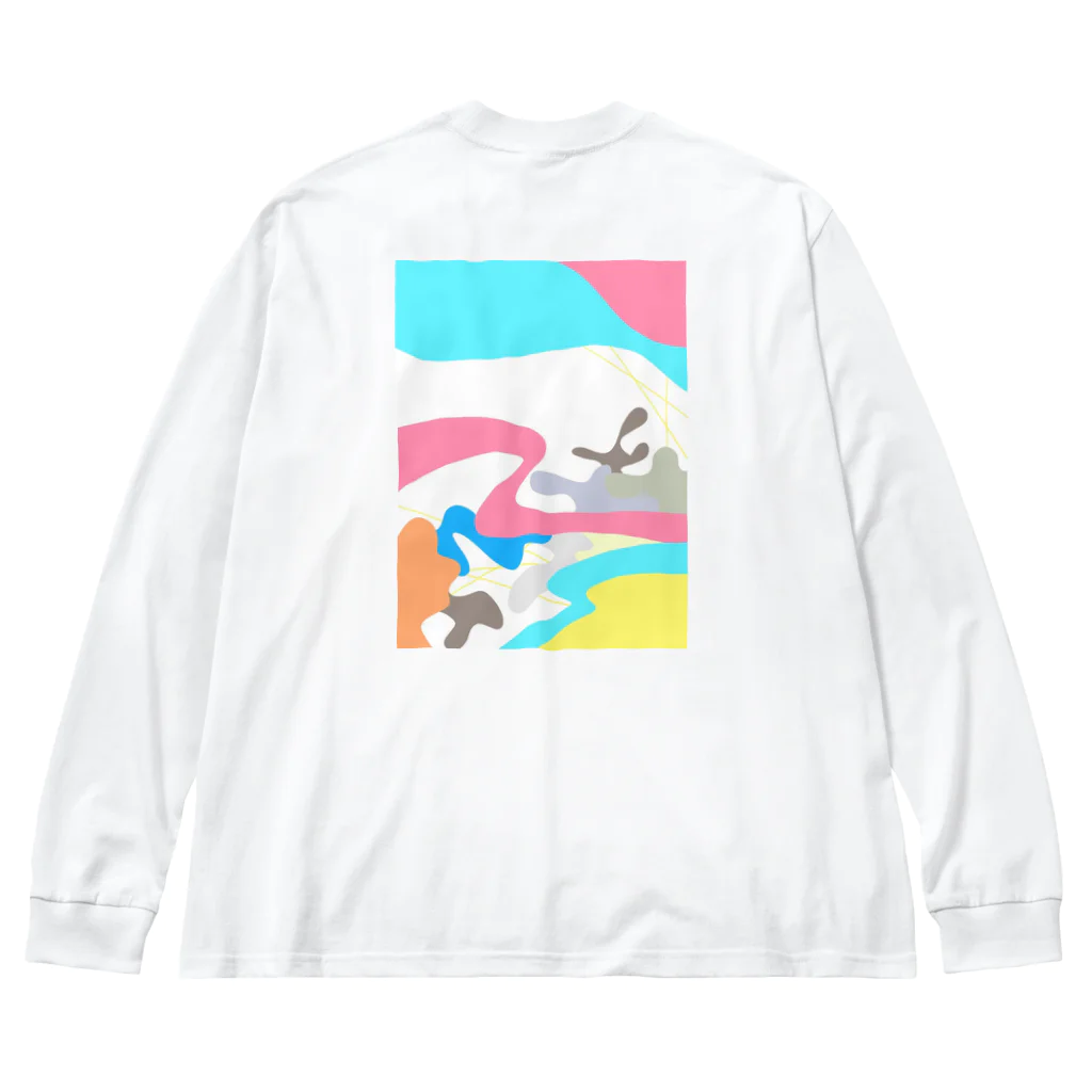 えまのFlying high in the sky ビッグシルエットロングスリーブTシャツ