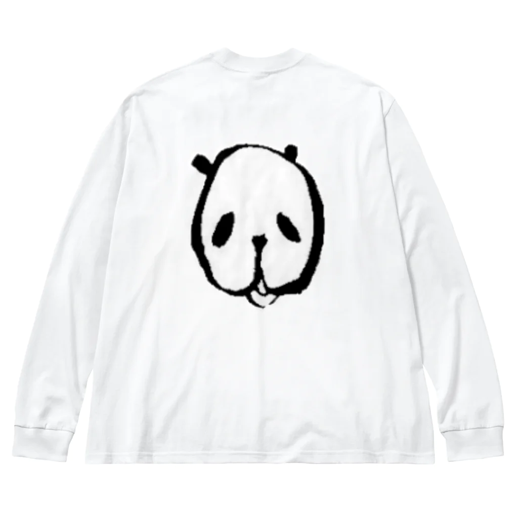 meeting pandaのぱんだ ビッグシルエットロングスリーブTシャツ