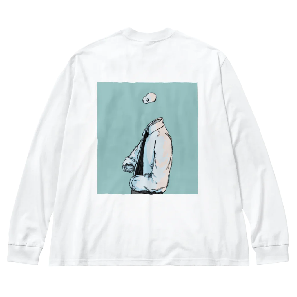 ﾊﾘｶﾞﾈの横向きのなつくん Big Long Sleeve T-Shirt