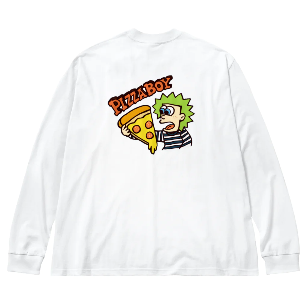 haruのPIZZA BOY Big Long Sleeve T-Shirt