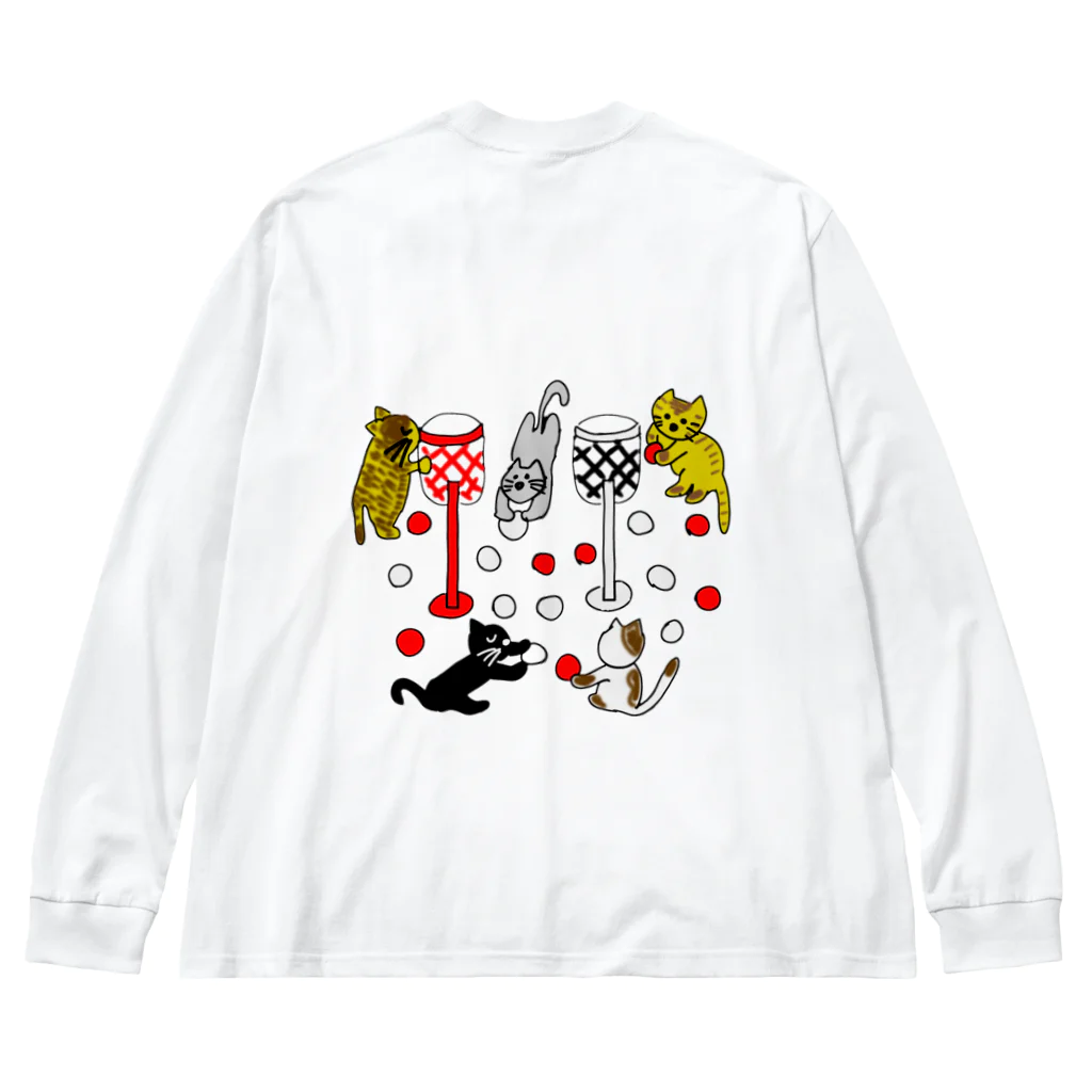 それいゆのねこ猫運動会（玉入れ） Big Long Sleeve T-Shirt