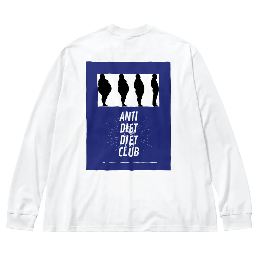 Bistro"g"MartのANTI DIET DIET CLUB ビッグシルエットロングスリーブTシャツ