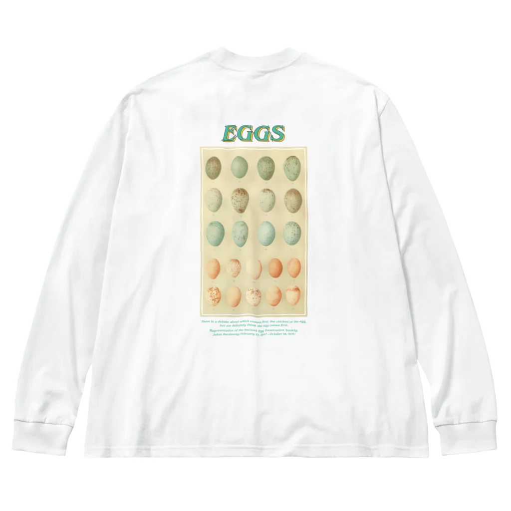 Parallel Imaginary Gift ShopのAncient Egg Protection Fund ビッグシルエットロングスリーブTシャツ