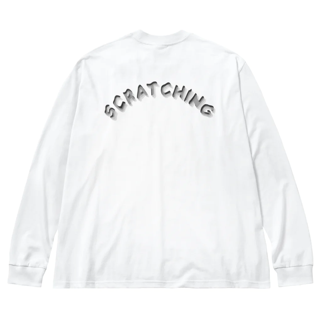 scratchingのLet's laugh ビッグシルエットロングスリーブTシャツ