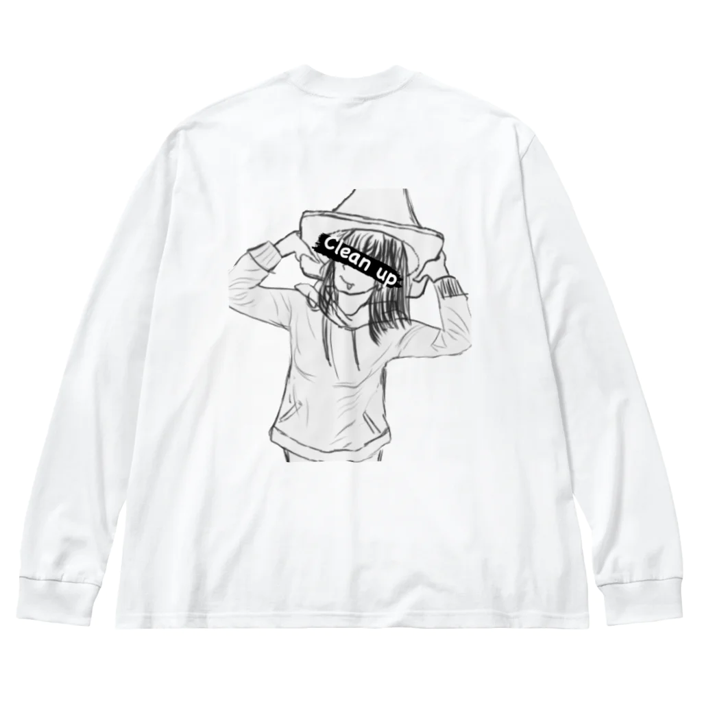 takkecchiiiyのsk8少女片付けカラーコーンちゃん Big Long Sleeve T-Shirt