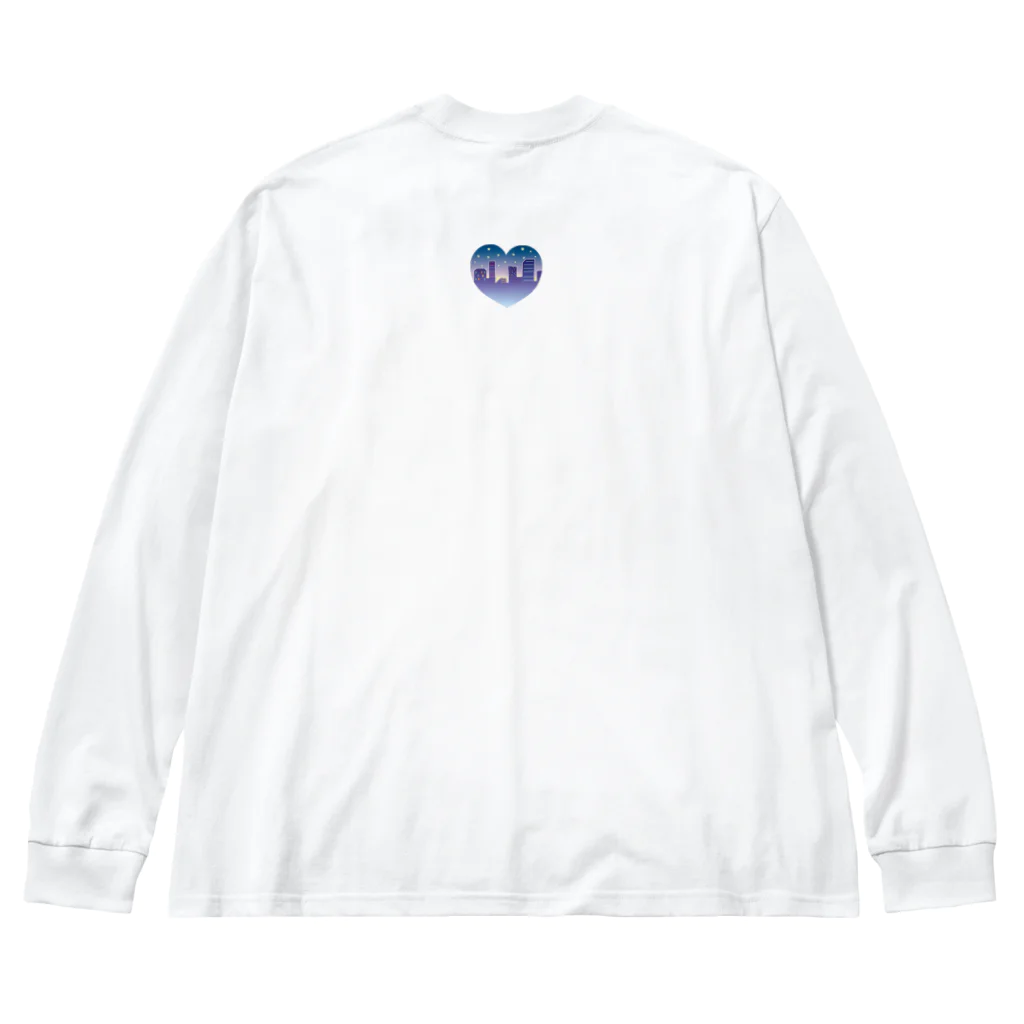 TSUKIKOU SHOP の投げキッスの女の子 Big Long Sleeve T-Shirt