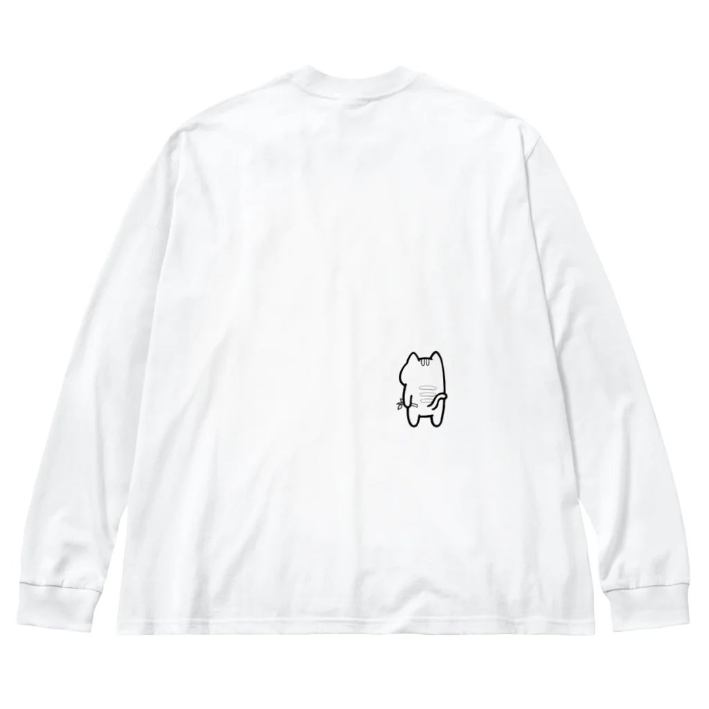 たけにゃんたちのグッズのたけにゃんアイテム① Big Long Sleeve T-Shirt