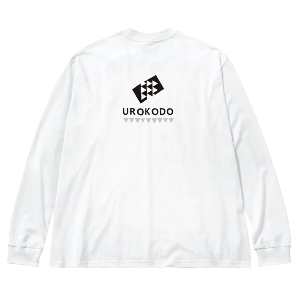 UROKODO Official Web Shopの黒ロゴ-長袖BIGシルエットT ビッグシルエットロングスリーブTシャツ