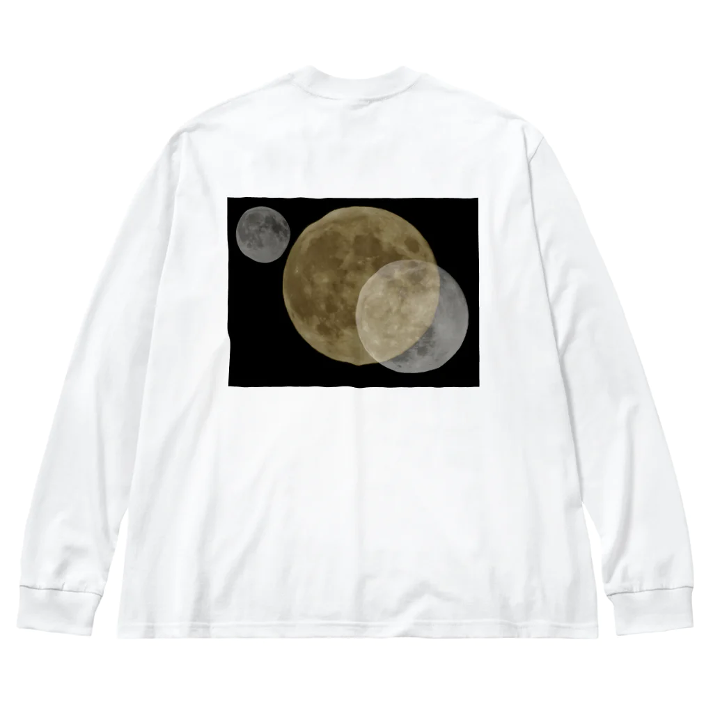 Natsumex Teleido-WorksのWelcome to another moon ビッグシルエットロングスリーブTシャツ