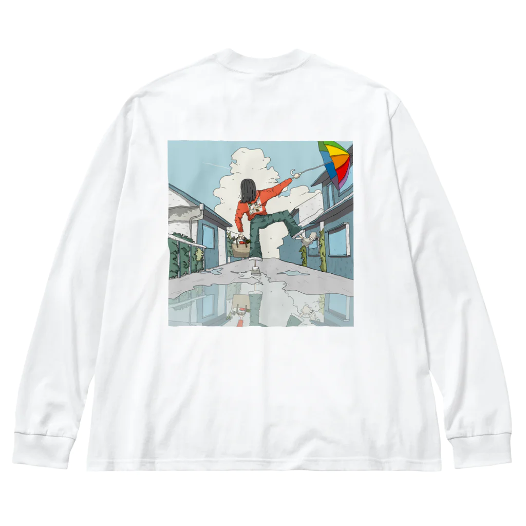 ひなたぼっこの雨上がりの帰り道 Big Long Sleeve T-Shirt