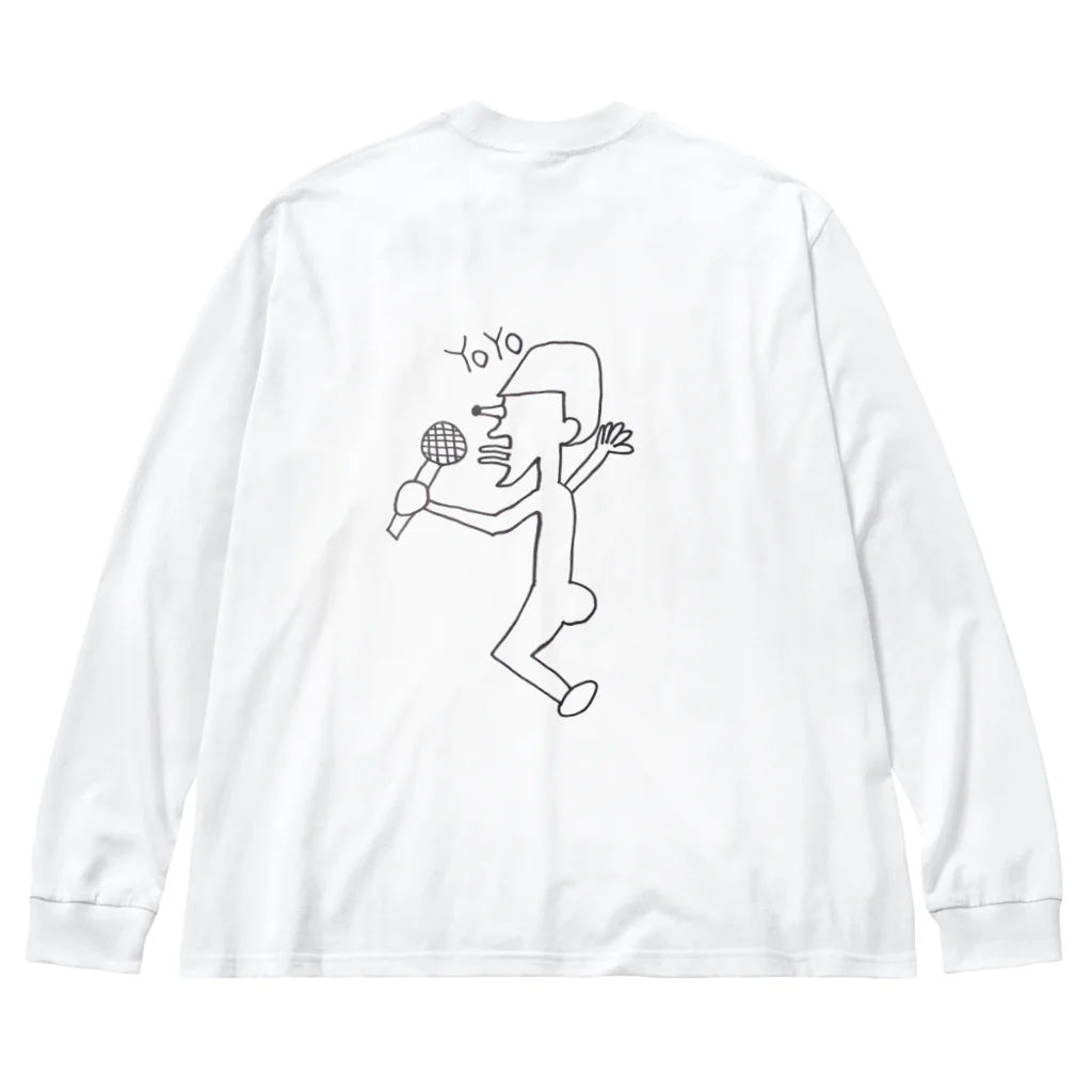 ラッパーくん。のラッパーくん。 ビッグシルエットロングスリーブTシャツ