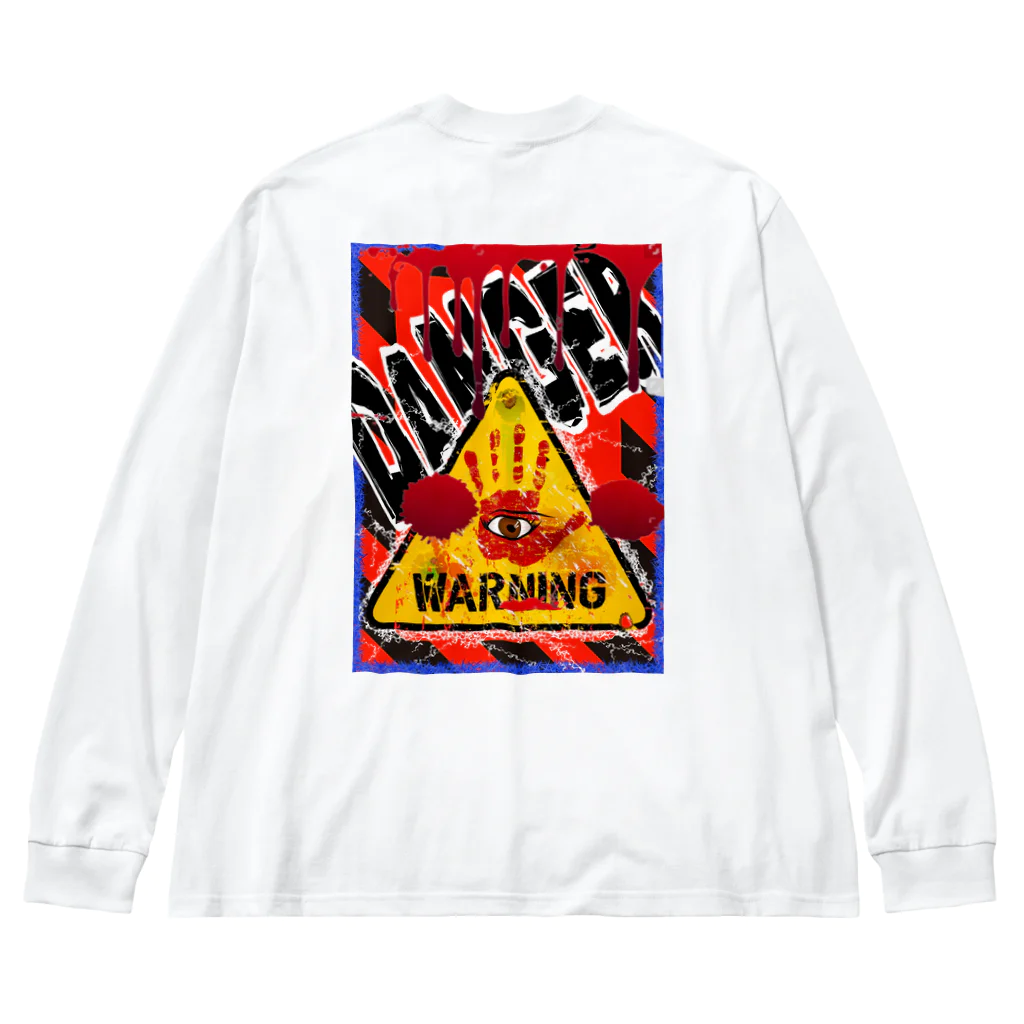 ほくにゃいのWARNING Big Long Sleeve T-Shirt