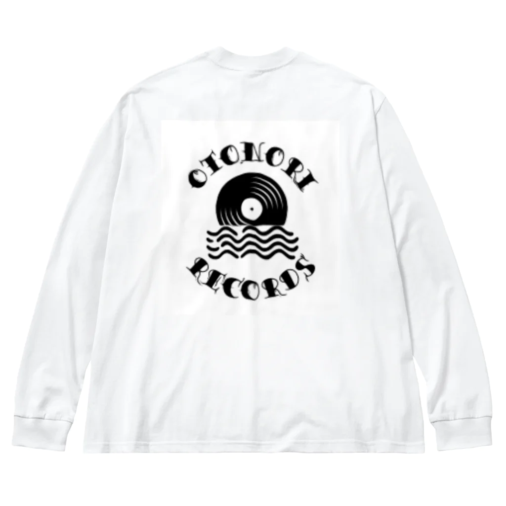 OTONORI RECORDSのOTONORI RECORDC ブランドロゴ ビッグシルエットロングスリーブTシャツ