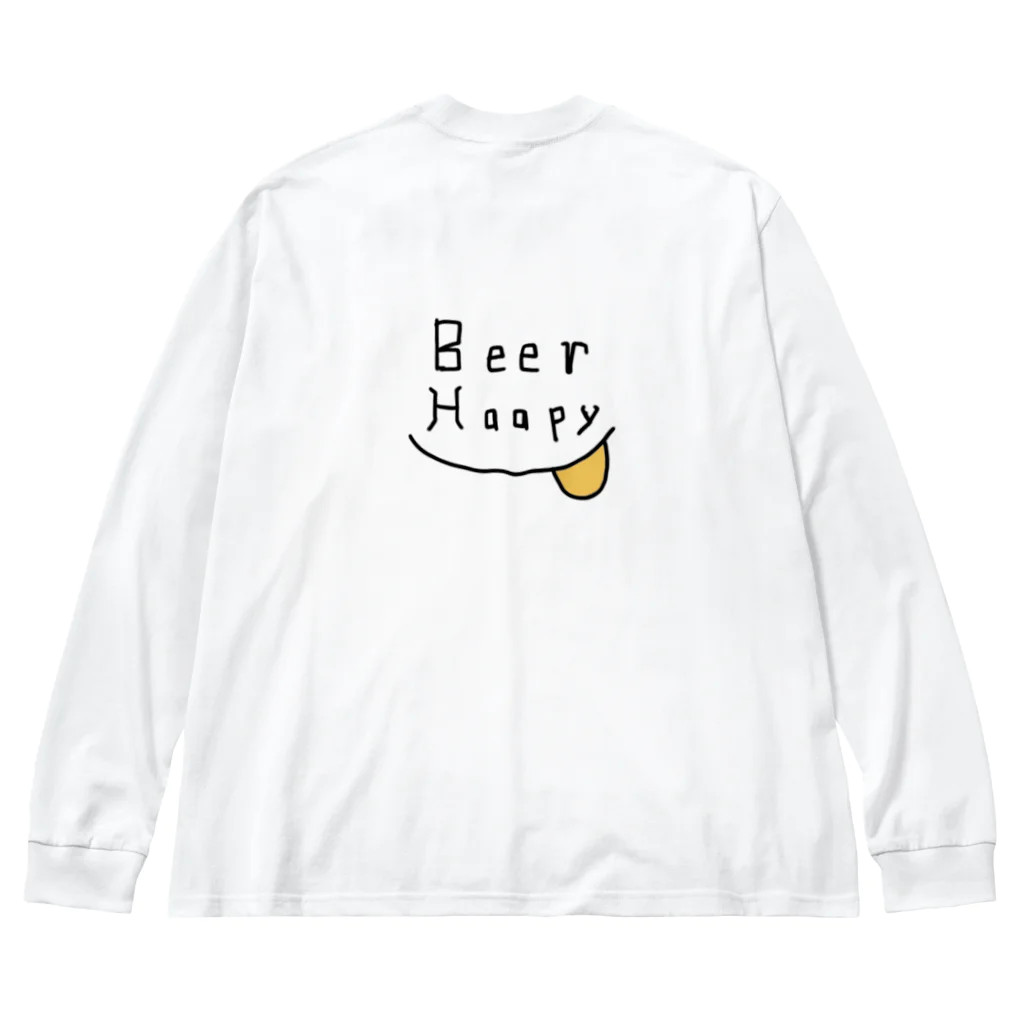 なおちんのBeer Happy ビッグシルエットロングスリーブTシャツ