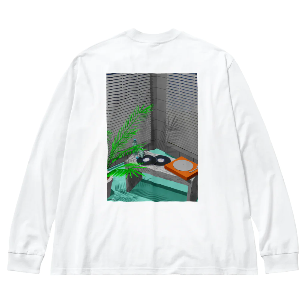 渦のおみせやさんの部屋のタイルな一角 Big Long Sleeve T-Shirt