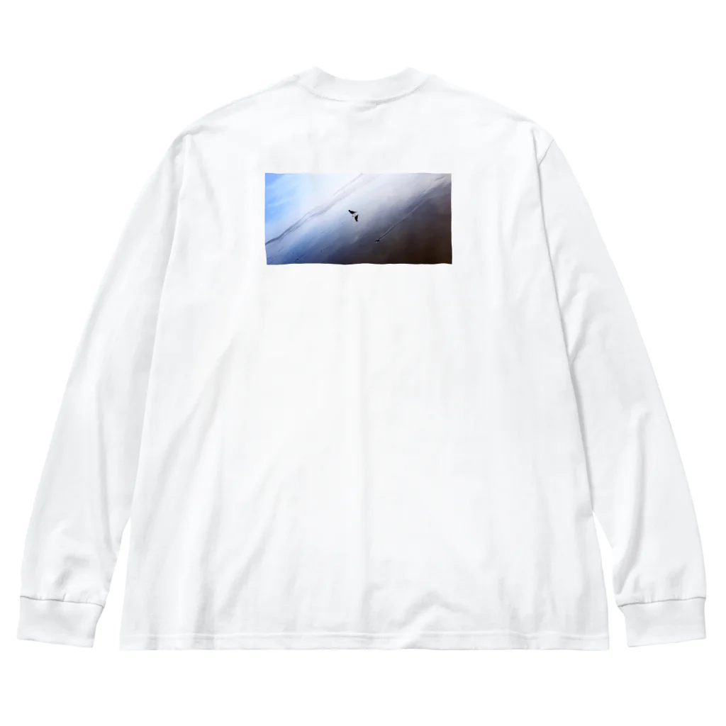 thatwouldのSUNAHAMA　砂浜 Big Long Sleeve T-Shirt