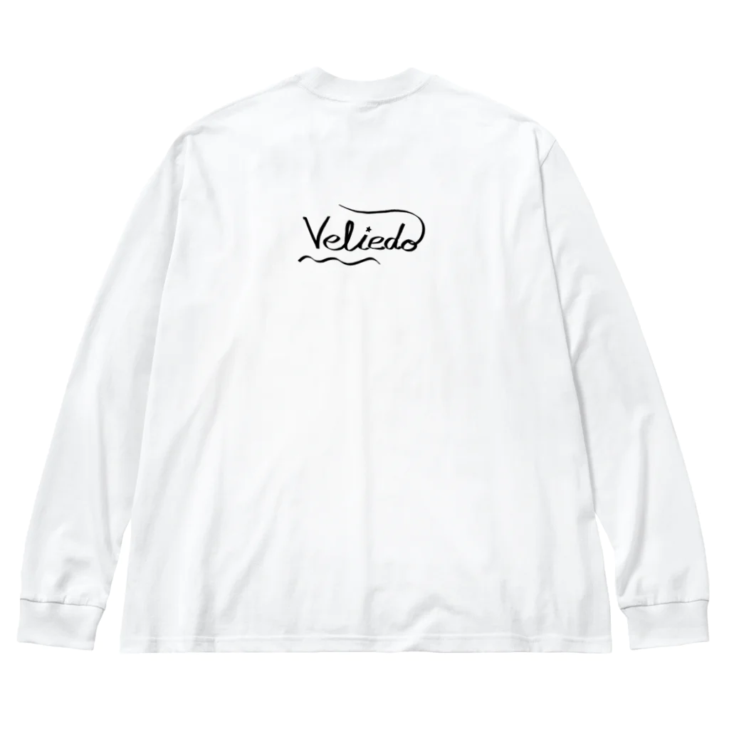 Veliedo (ベリエッド)のピンク目の蝶々 Big Long Sleeve T-Shirt