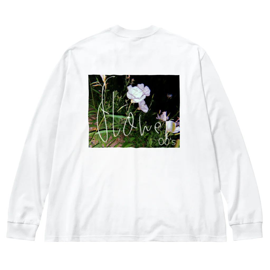 00'sの00'sのflower Big Long Sleeve T-Shirt