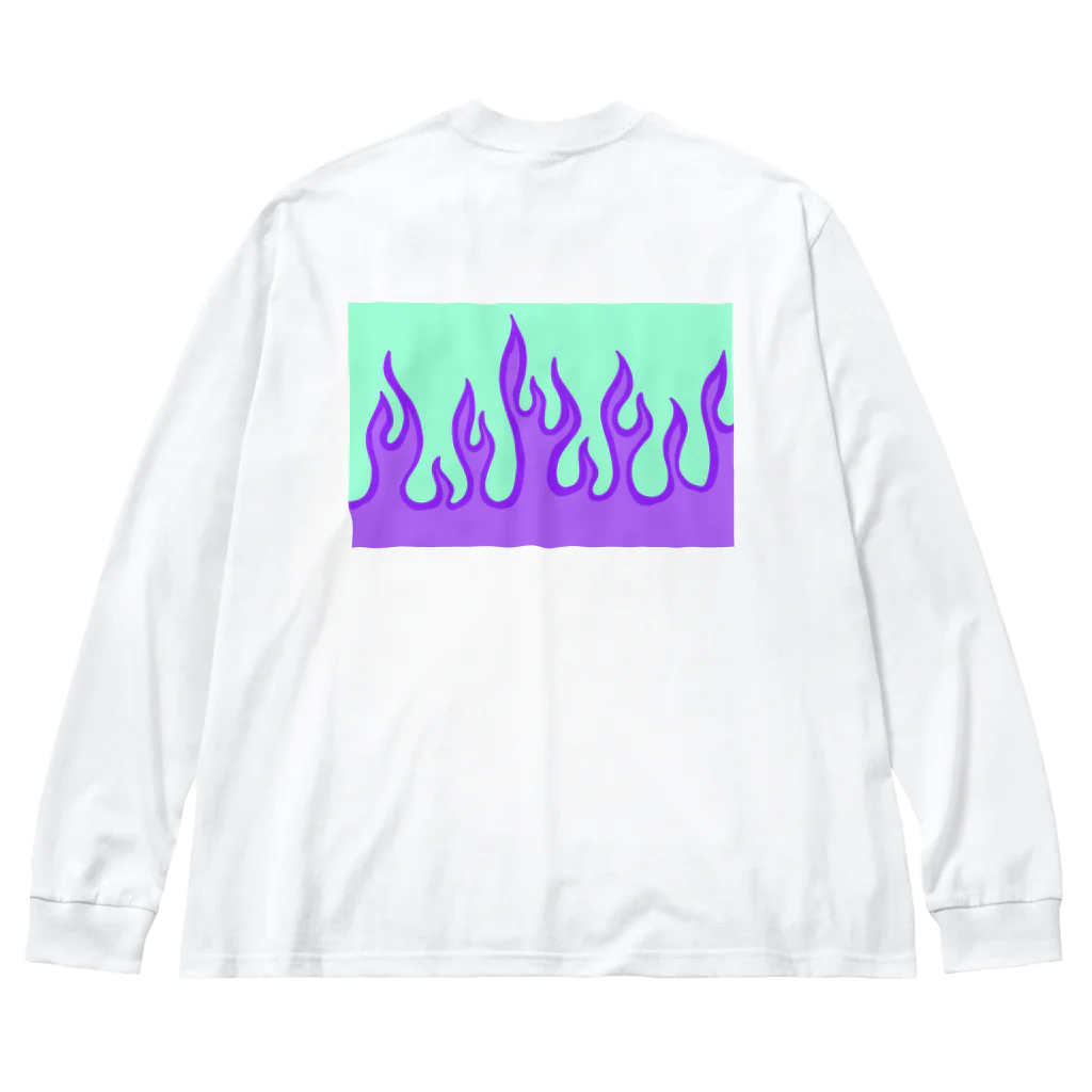 Niebuhrのfire ビッグシルエットロングスリーブTシャツ