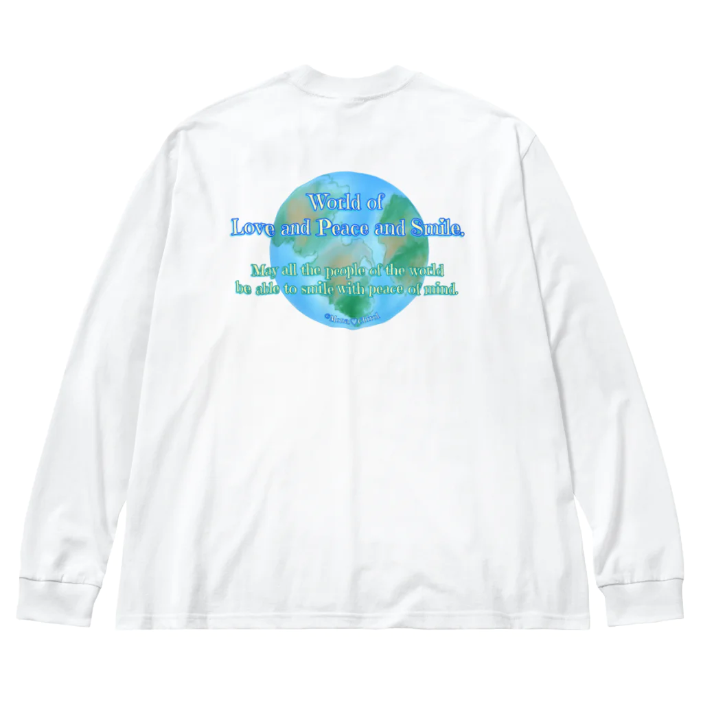 Mona♡ChirolのWorld of Love＆Peace＆SmileーBlue Vol.③ー Big Long Sleeve T-Shirt