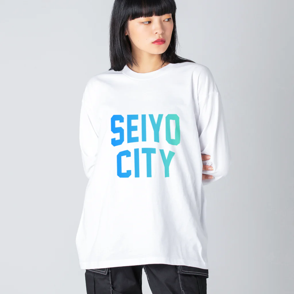 JIMOTOE Wear Local Japanの西予市 SEIYO CITY Big Long Sleeve T-Shirt