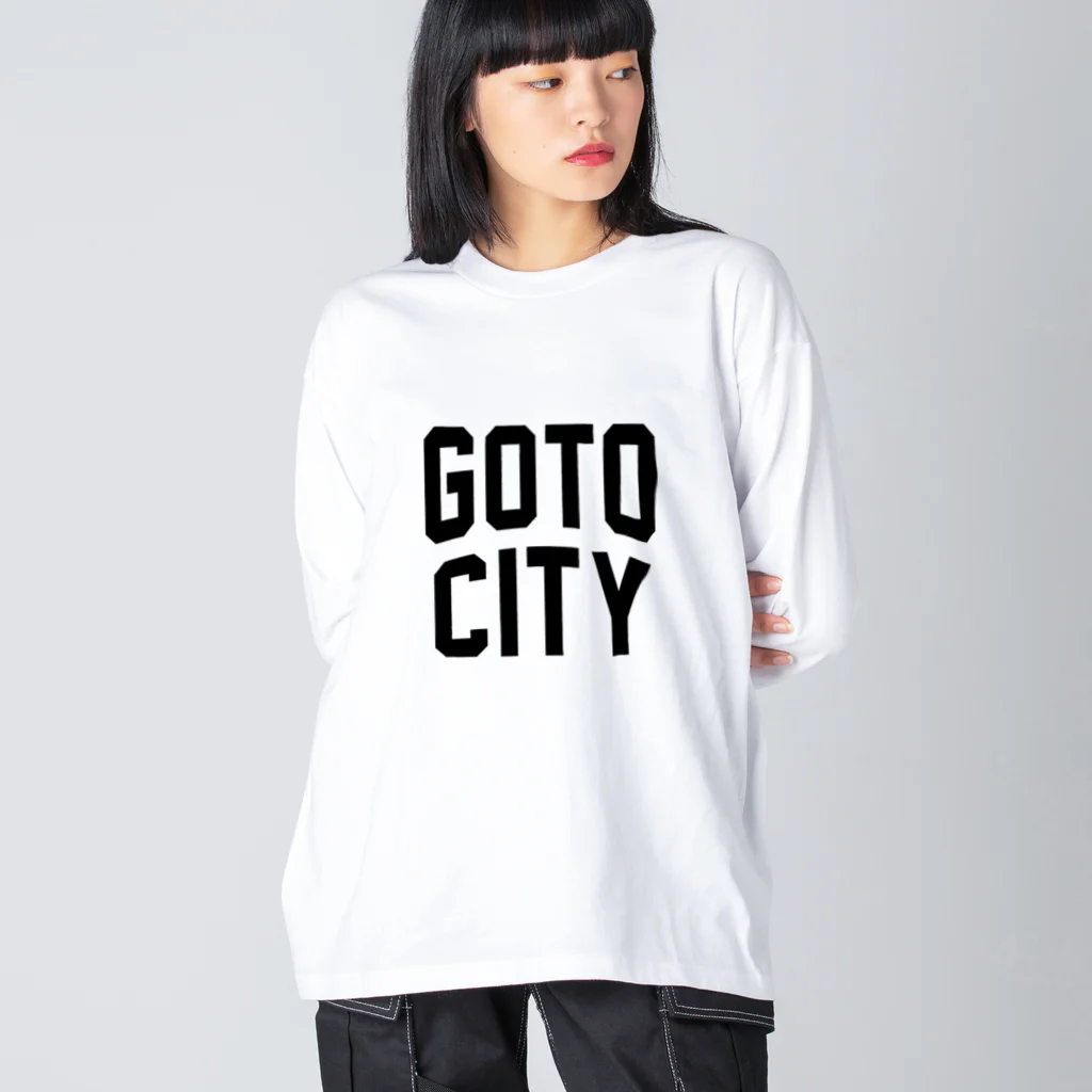 JIMOTO Wear Local Japanの五島市 GOTO CITY ビッグシルエットロングスリーブTシャツ