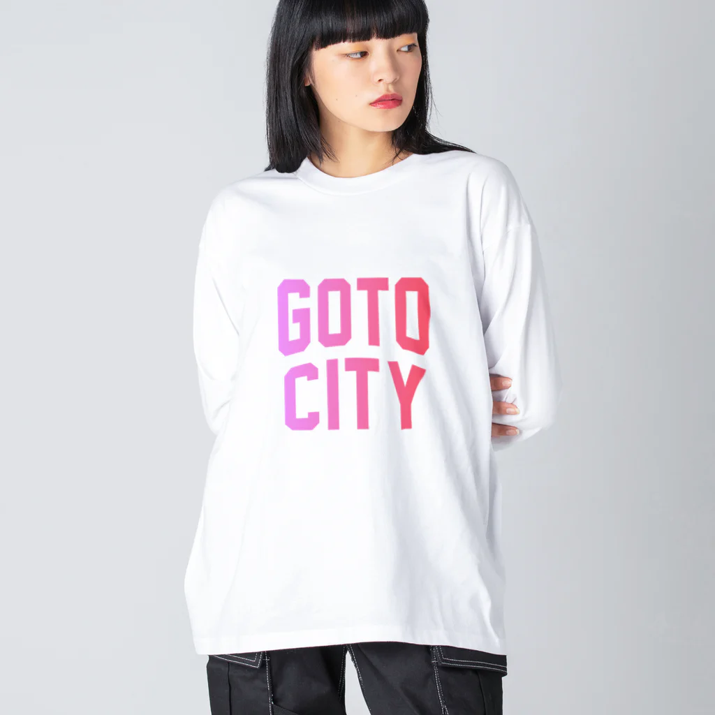 JIMOTO Wear Local Japanの五島市 GOTO CITY ビッグシルエットロングスリーブTシャツ