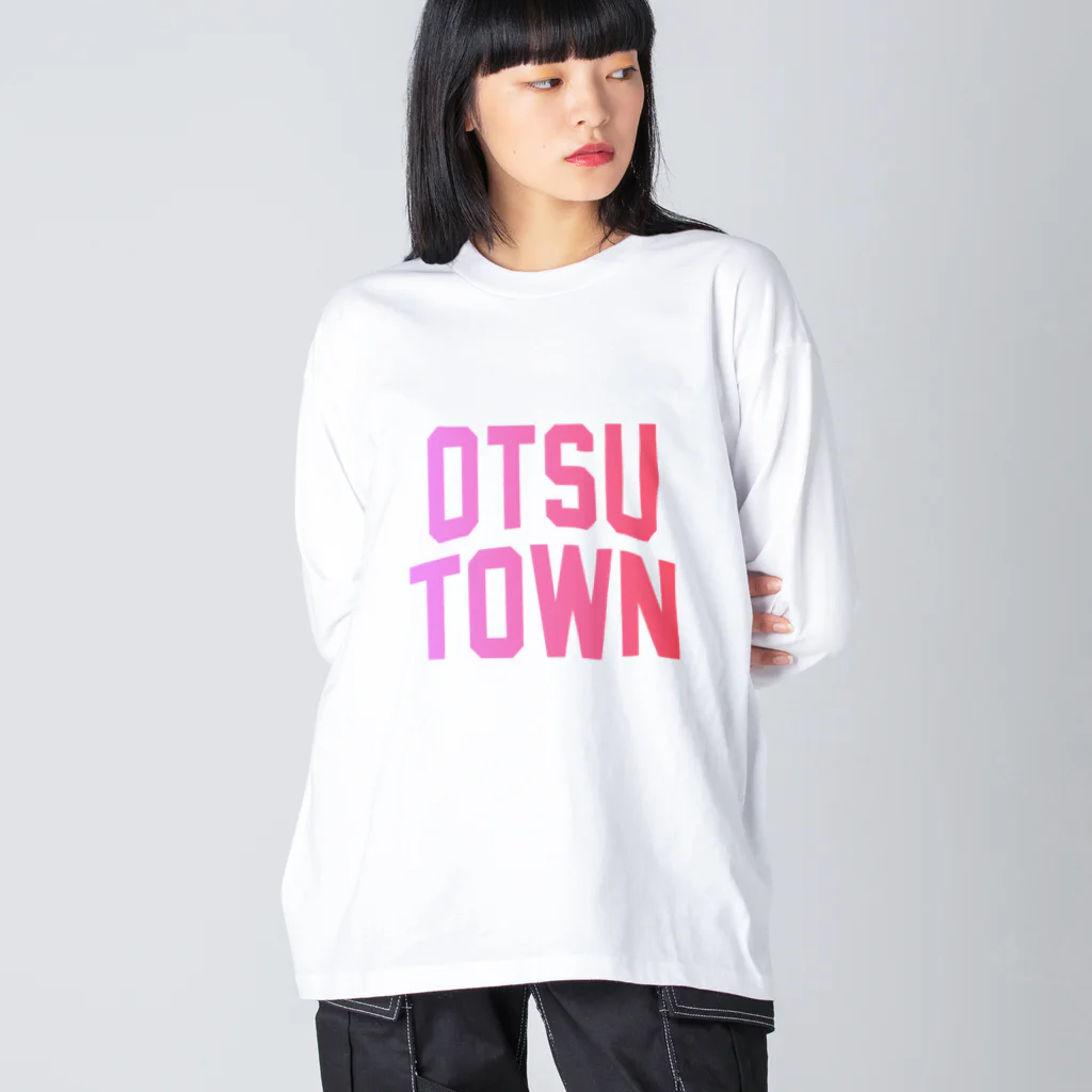 JIMOTOE Wear Local Japanの大津町 OTSU TOWN Big Long Sleeve T-Shirt