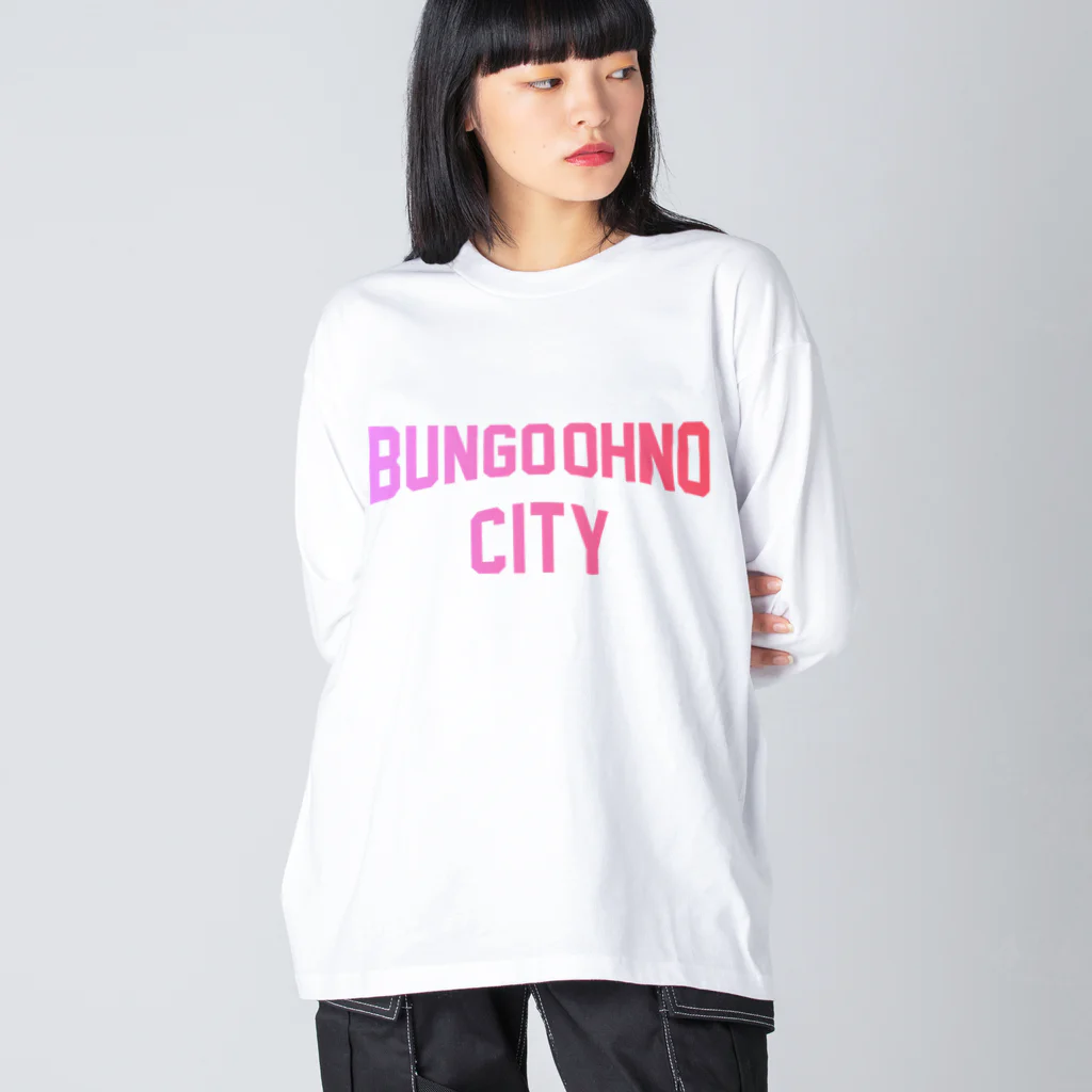 JIMOTOE Wear Local Japanの豊後大野市 BUNGO OHNO CITY ビッグシルエットロングスリーブTシャツ