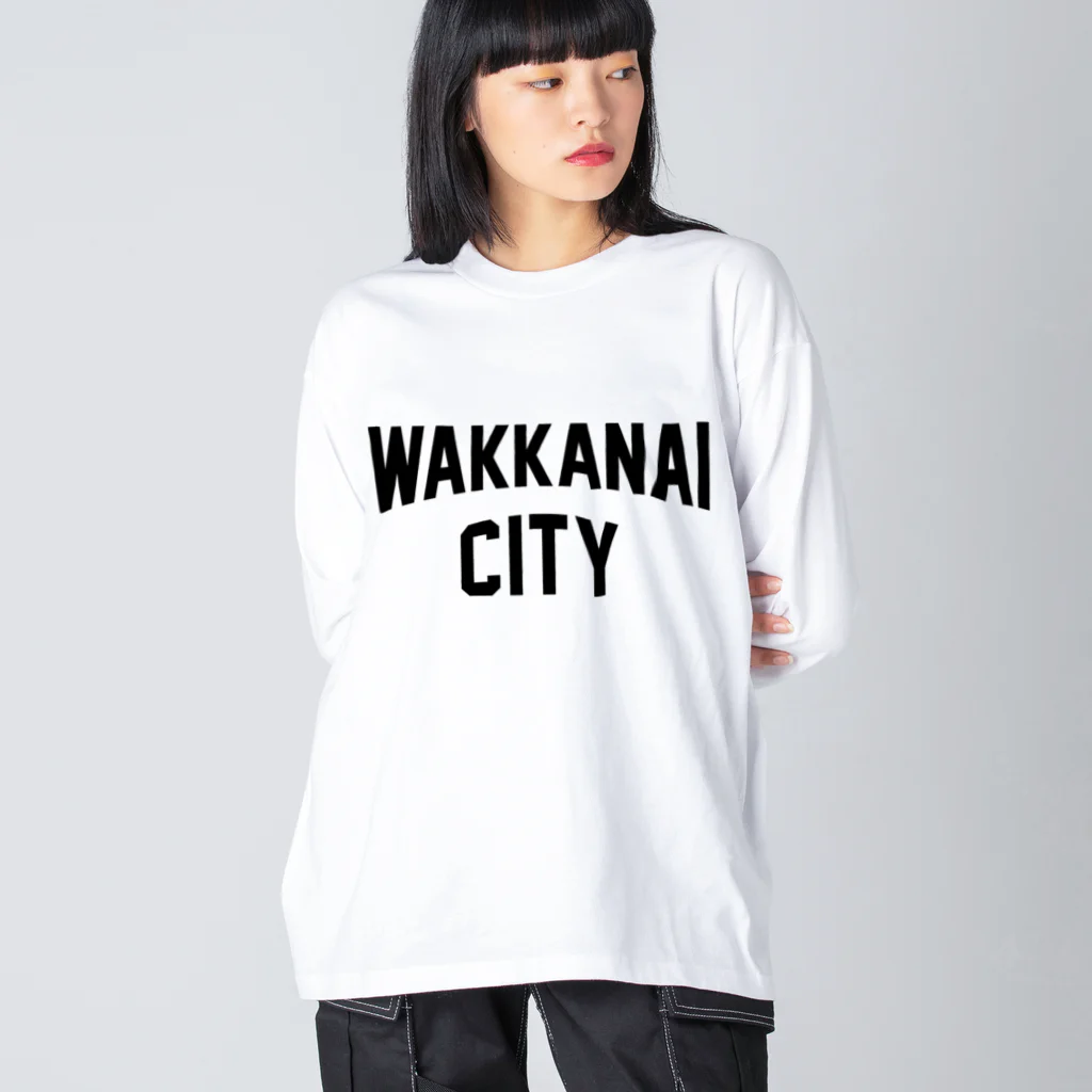 JIMOTO Wear Local Japanの稚内市 WAKKANAI CITY ビッグシルエットロングスリーブTシャツ