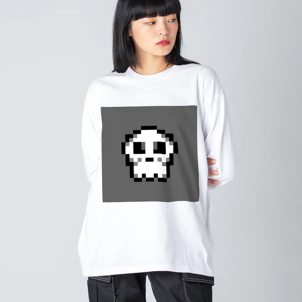 TACのKawaii SKULL #4410 Big Long Sleeve T-Shirt