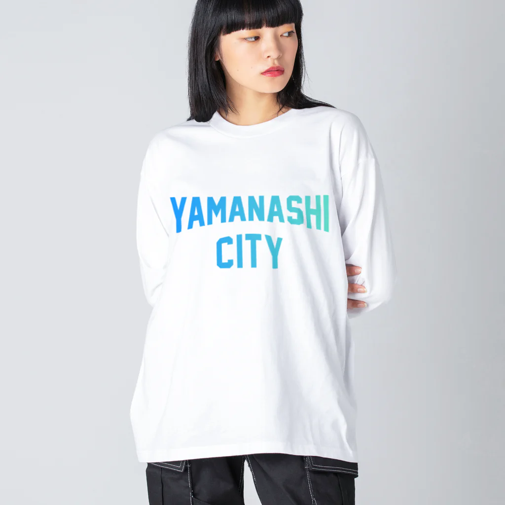 JIMOTOE Wear Local Japanの山梨市 YAMANASHI CITY ビッグシルエットロングスリーブTシャツ