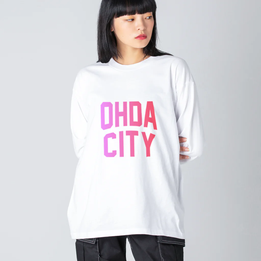 JIMOTO Wear Local Japanの大田市 OHDA CITY ビッグシルエットロングスリーブTシャツ